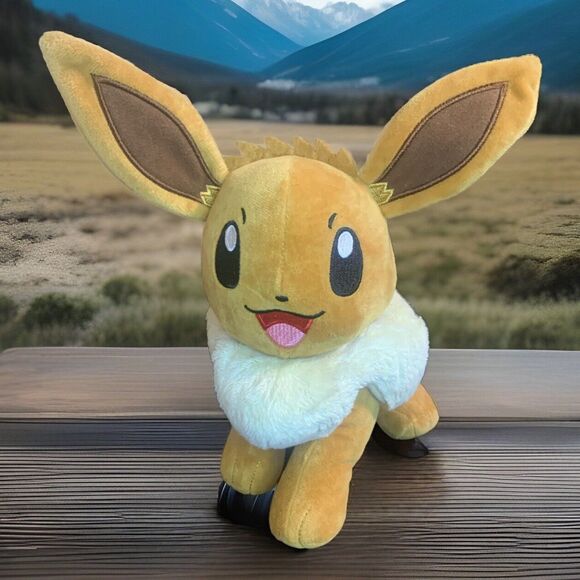 Pokemon EEVEE Plush 8" Jazwares  2022 8 in - Picture 1 of 7